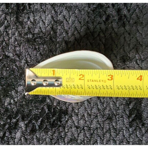 Vintage Lego Korea Teardrop Porcelain Vases – Set of 2 Floral Motif, 1950s–60s - Picture 8 of 9